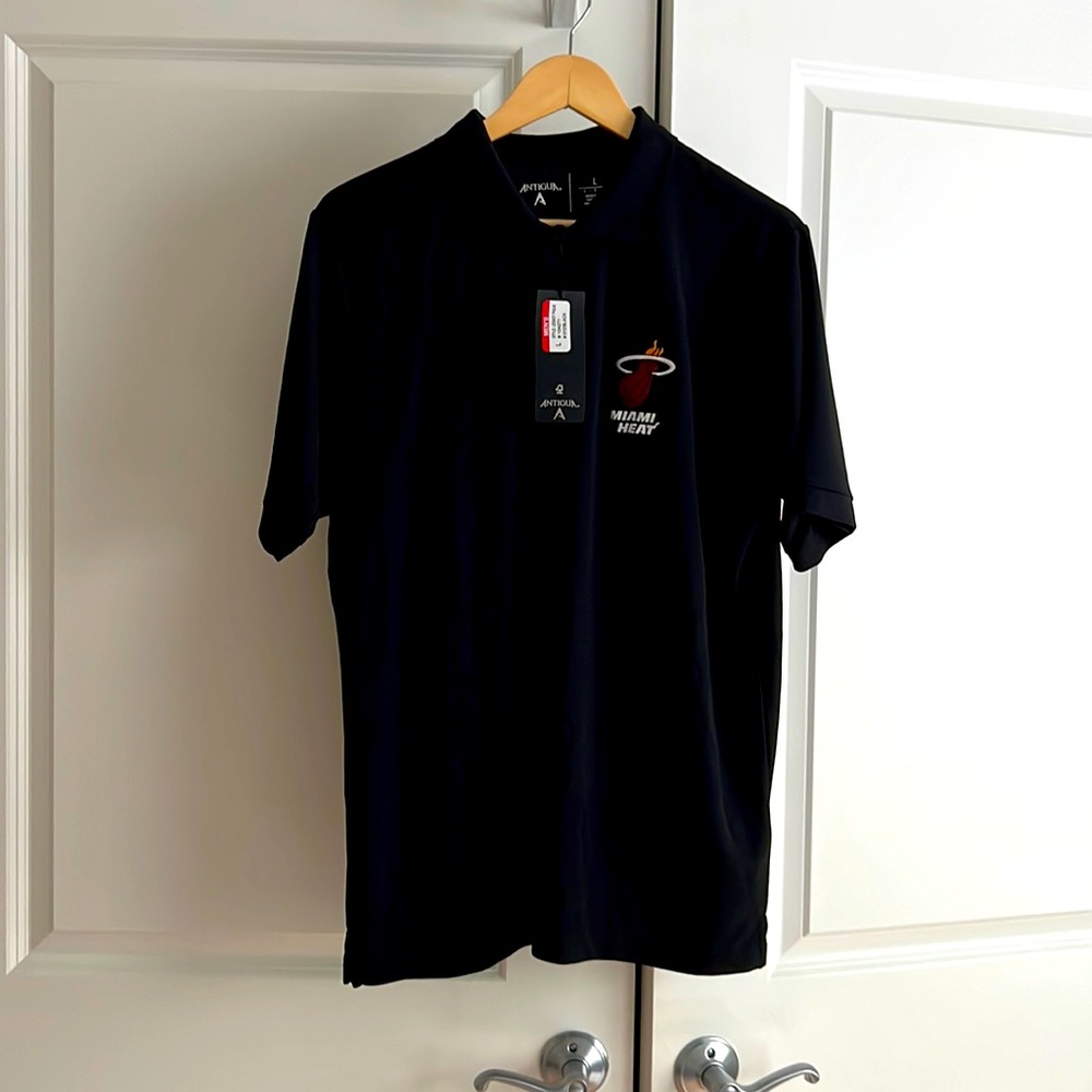 New With Tags Miami Heat lightweight polo